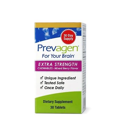 Prevagen Extra Strength Chewables - Mixed Berry 30 Tablets (30 Servings)
