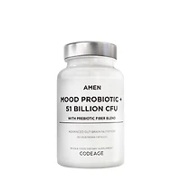 Codeage Amen Mood Probiotic 51 Billion Cfu + Prebiotics Healthy - 60 Capsules (30 Servings)