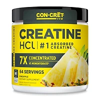 CON-CRET Creatine Hcl Powder - Pineapple (64 Servings)