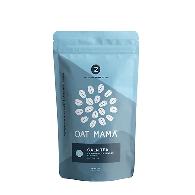 Oat Mama Second Trimester Calm Tea - Chamomile Lavender Flower (14 Bags)
