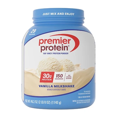 Premier Protein 100% Whey Powder Healthy - Vanilla (29 Servings) 40.2 Count
