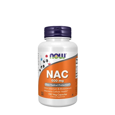 NOW Nac - 100 Capsules (100 Servings)