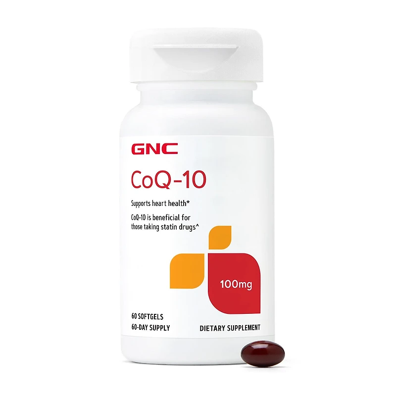 GNC Coq-10 100Mg Healthy - 60 Softgels (60 Servings)