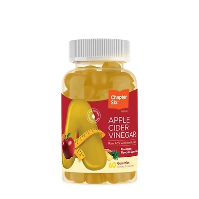 ZAHLER Apple Cider Vinegar Gummy - Pineapple 60 Gummies (60 Servings)