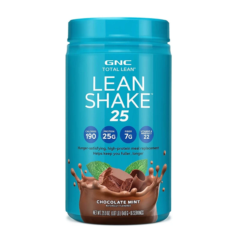 GNC Total Lean Shake 25 Healthy - Chocolate Mint (16 Servings)