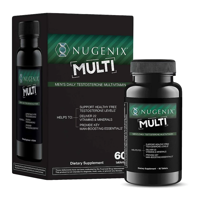 Men's Testosterone Multivitamin - 60 Tablets (30 Servings)