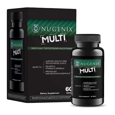Men's Testosterone Multivitamin - 60 Tablets (30 Servings)