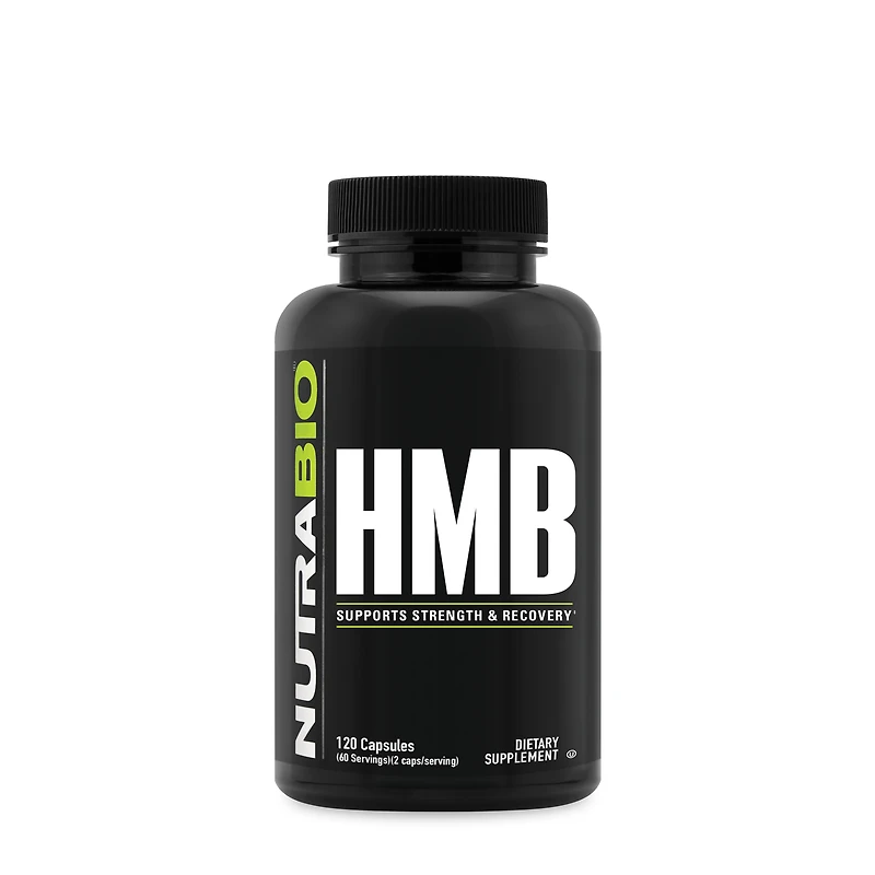 NutraBio Hmb Strength & Recovery Support - 120 Capsules (60 Servings)