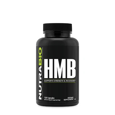 NutraBio Hmb Strength & Recovery Support - 120 Capsules (60 Servings)