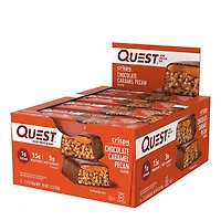 Quest Hero Protein Bar - Chocolate Caramel Pecan 12 Bars (12 Bars)