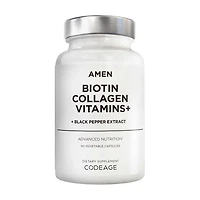 AMEN - Biotin Collagen Vitamins+ - 90 Capsules (90 Servings)