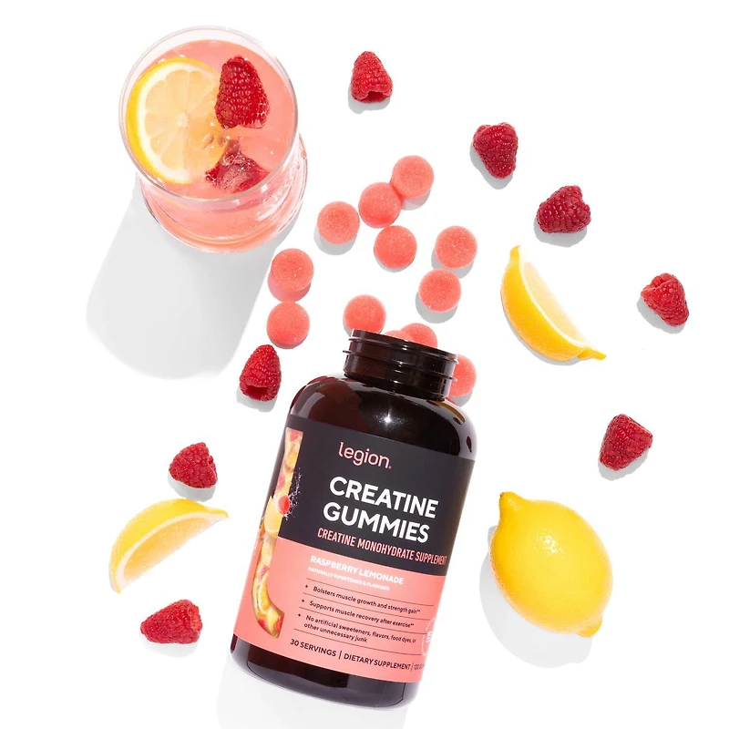 Creatine Gummies - Raspberry Lemonade 120 (30 Servings)