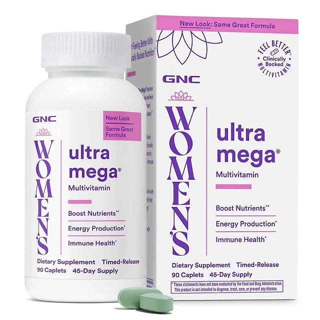 Ultra Mega® Multivitamin - 90 Caplets (45 Servings)