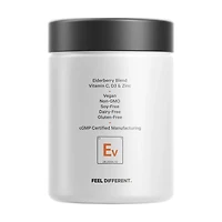 Elderberry Immune Complex - Daily Vitamin C Vegan D3 & Zinc Supplement - 90 Capsules (30 Servings)