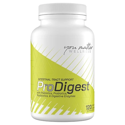 You Matter Wellness Intestinal Tract Support Pro Digest - 120 Vegetable Capsules (30 Servings)