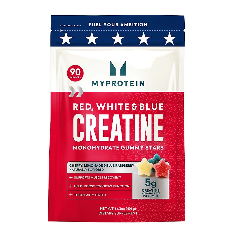 Creatine Gummies - Lemon 90 (18 Servings)
