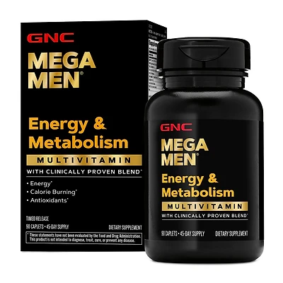 Energy & Metabolism Multivitamin - 180 Caplets (90 Servings)