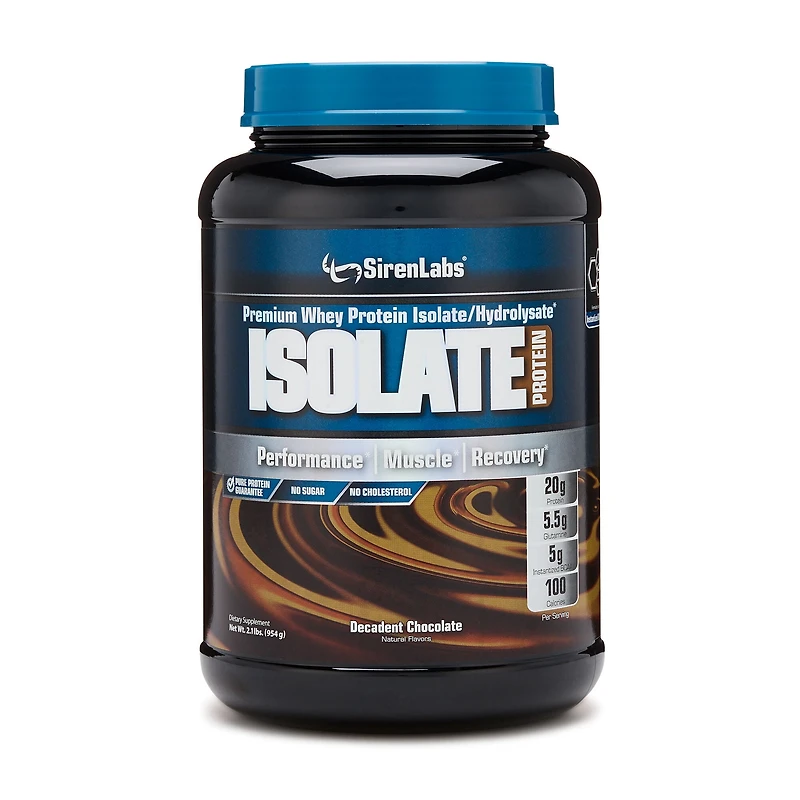 SirenLabs Isolate Protein - Decadent Chocolate (30 Servings) 2 lbs.
