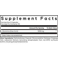 Liposomal L-Glutamine+ - 180 Capsules (90 Servings)