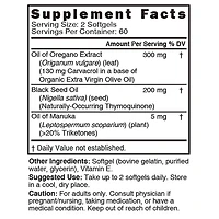 Oil of Oregano - 120 Softgels (60 Servings)