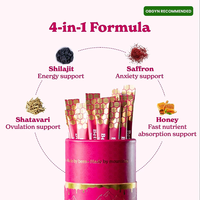 She-lajit Honey Sticks - Strawberry (30 Sticks)