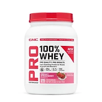 GNC Pro Performance 100% Whey Protein 2.0 Gluten-Free - Creamy Strawberry (25 Servings)