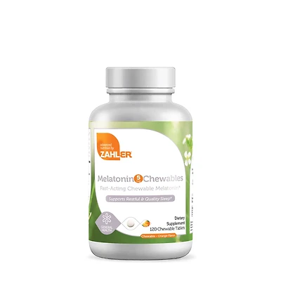 ZAHLER Melatonin 5Mg - Orange 120 Chewable Tablets