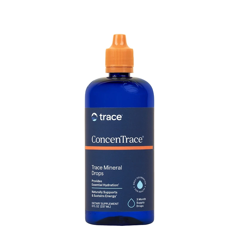 Trace Minerals Concentrace Mineral Drops Healthy - 8 Fl Oz (96 Servings)