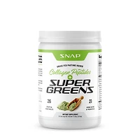 SNAP Supplements Collagen Peptides + Super Greens Dietary Supplement - 11.34 Oz. (30 Servings)