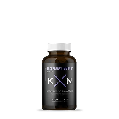 Komplex Nutrition Elderberry Immunity Capsules Vitamin C - 60 (30 Servings)