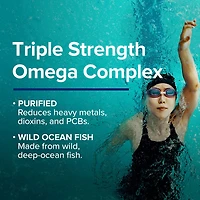 Triple Strength Omega Complex - Lemon - 90 Softgels (30 Servings)