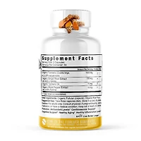 Turmeric Curcumin 1350mg - 90 Organic Capsules (30 Servings)