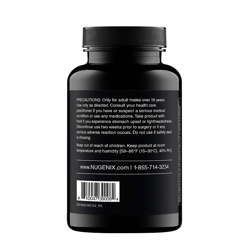 Nitric Oxide Booster - 100 Capsules (25 Servings)
