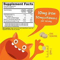 Kids Iron with Vitamin C 10mg - 120 Chewables (60 Servings)