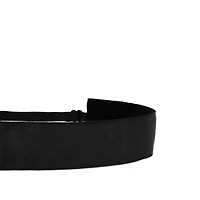 Mavi Bandz Wide Headband - Plain Black 1