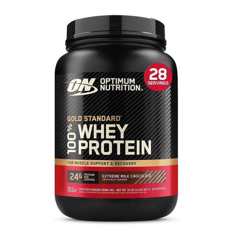 Optimum Nutrition Gold Standard 100% Whey Protein - Extreme Milk Chocolate (28 Servings) 2 lbs.