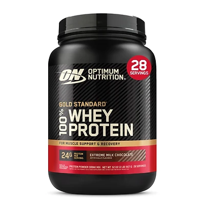 Optimum Nutrition Gold Standard 100% Whey Protein - Extreme Milk Chocolate (28 Servings) 2 lbs.