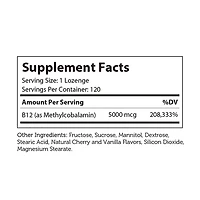 B12 Energizer+™ 5000mcg - 120 Lozenges (120 Servings)