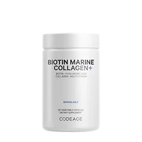 Codeage Biotin Marine Collagen+ Vitamin C - 120 Capsules (30 Servings)
