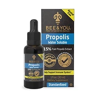 Propolis Water Soluble: 15% Pure Propolis Extract - 1 oz. (40 Servings)