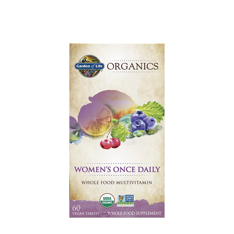 Garden of Life Women's once Daily Multivitamin Vegan - 60 Capsules (60 Servings)
