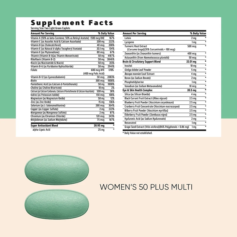 50 Plus Vitapak® Program V1 (1 Month Supply)