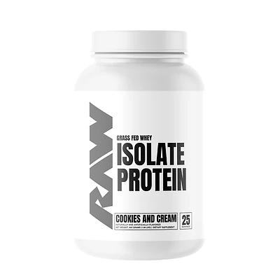 Raw Nutrition Isolate Protein - Cookies and Cream (25 Servings)