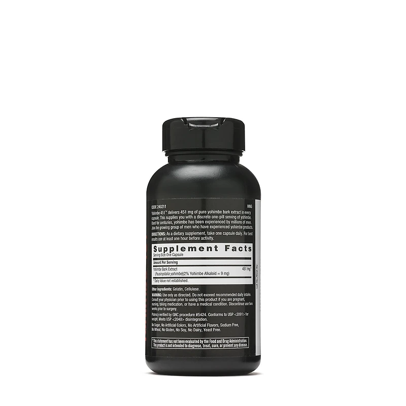 Yohimbe 451™ - 60 Capsules (60 Servings)