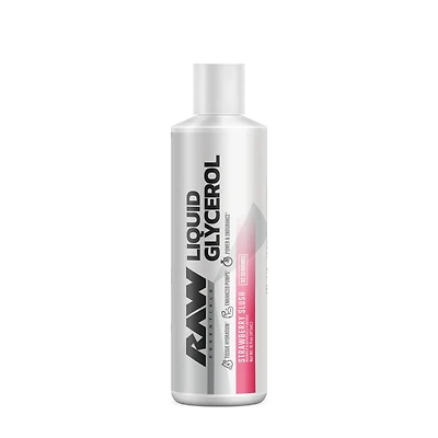 Raw Nutrition Liquid Glycerol - Strawberry Slush 16 Fl Oz (32 Servings)