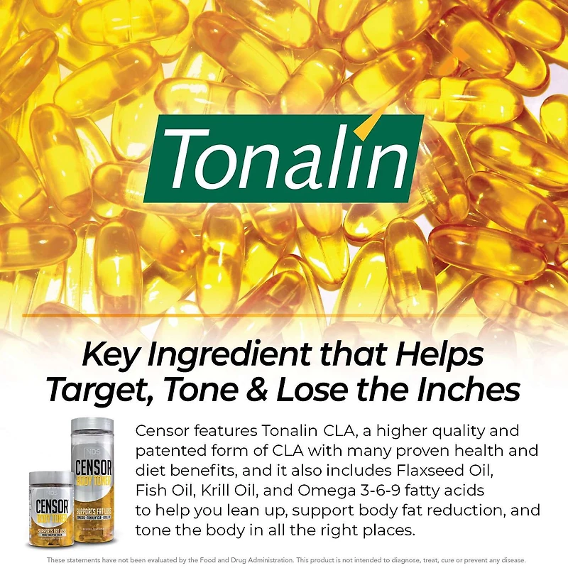 Censor Body Toner - 90 Softgels (45 Servings)