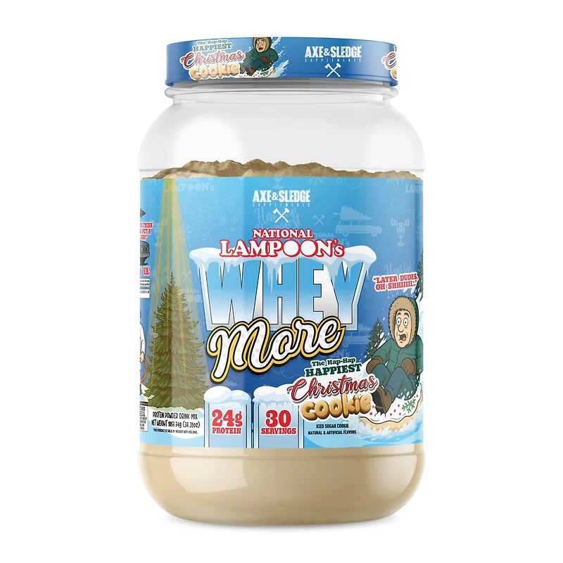 Axe & Sledge Supplements Whey Protein More - Christmas Cookie (30 Servings)