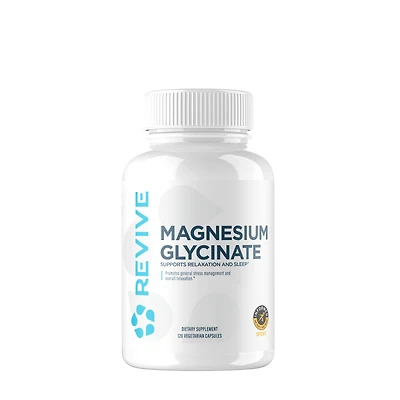 Revive Magnesium Glycinate Vegan - 120 Vegetarian Capsules (60 Servings)