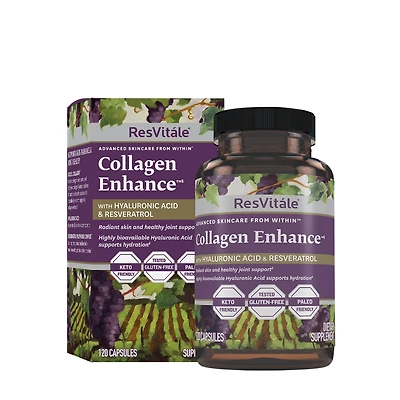 ResVitále Collagen Enhance Healthy - 120 Capsules (60 Servings)