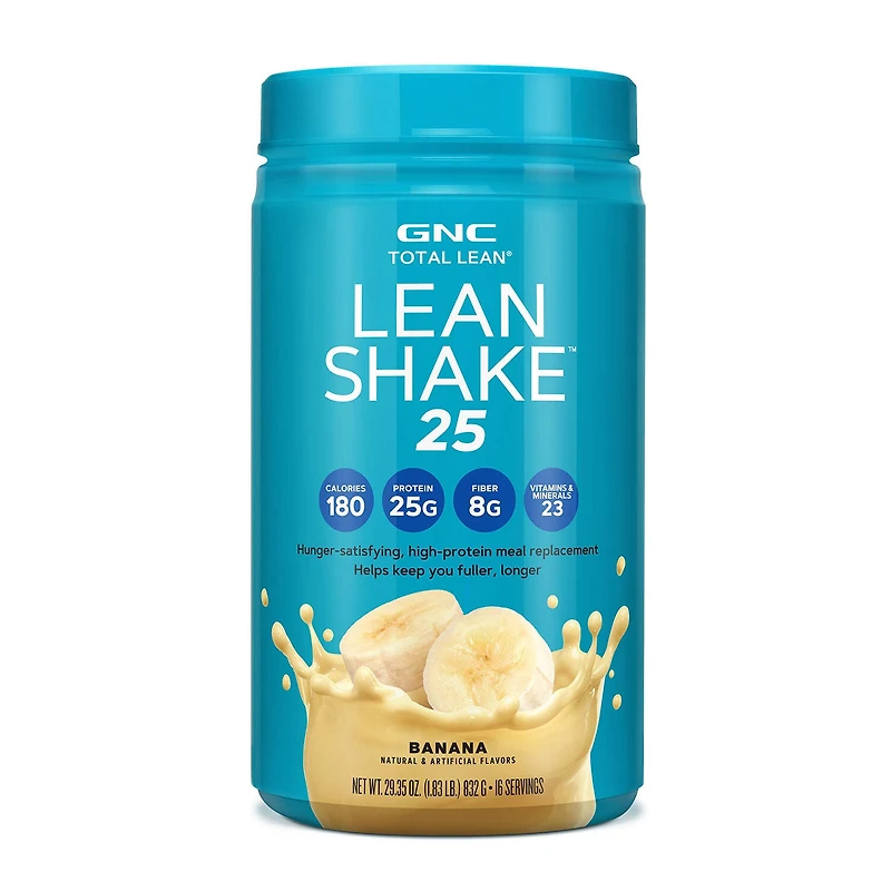 GNC Total Lean Shake 25 Healthy - Banana (16 Servings)